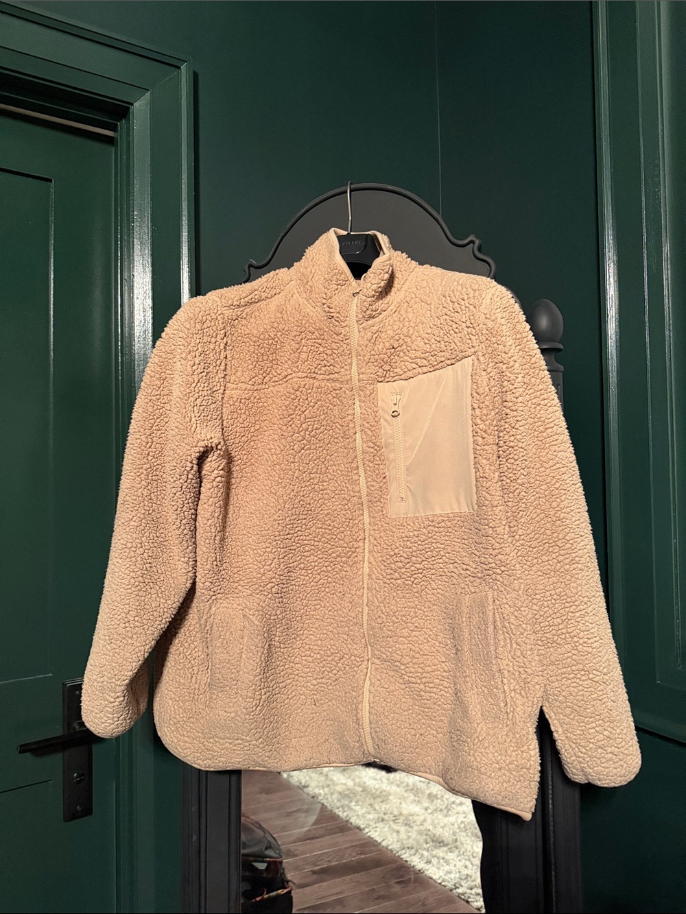 Plus Size Sherpa Coat